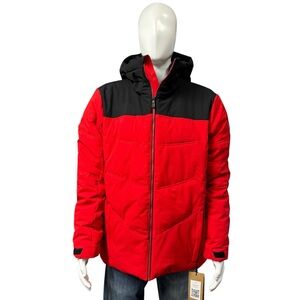 Rossignol Men's SIZ Insulated Ski Puffy Parka Jacket Sports Red Sz 2XL MSRP $325
